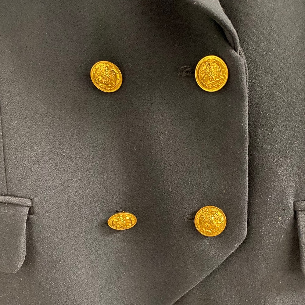 Scripted Blue Blazer - Picture 11 of 13